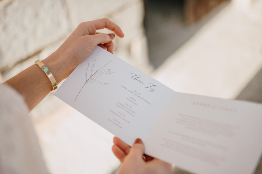 Passende Papeterie und Dekoration für die Hochzeit, ausgewählt von Julia Leifheit, Wedding Day Managerin aus München