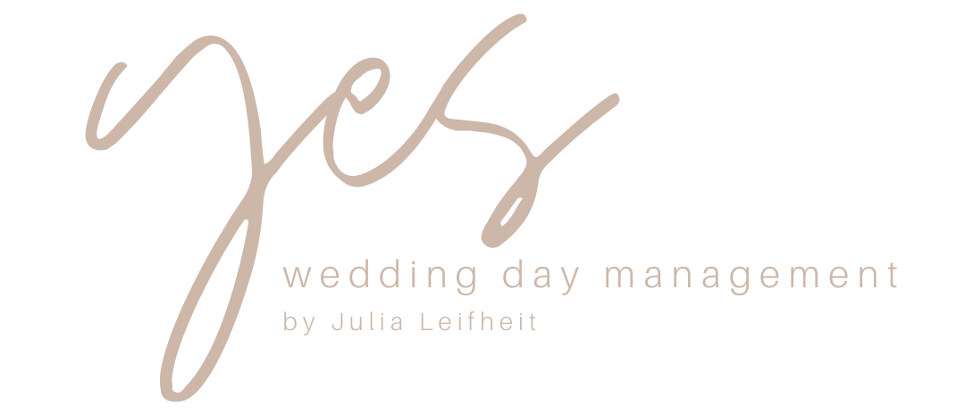 Logo Julia Leifheit, Hochzeitsplanerin YES Wedding Day Management, Hochzeitsplanung aus München